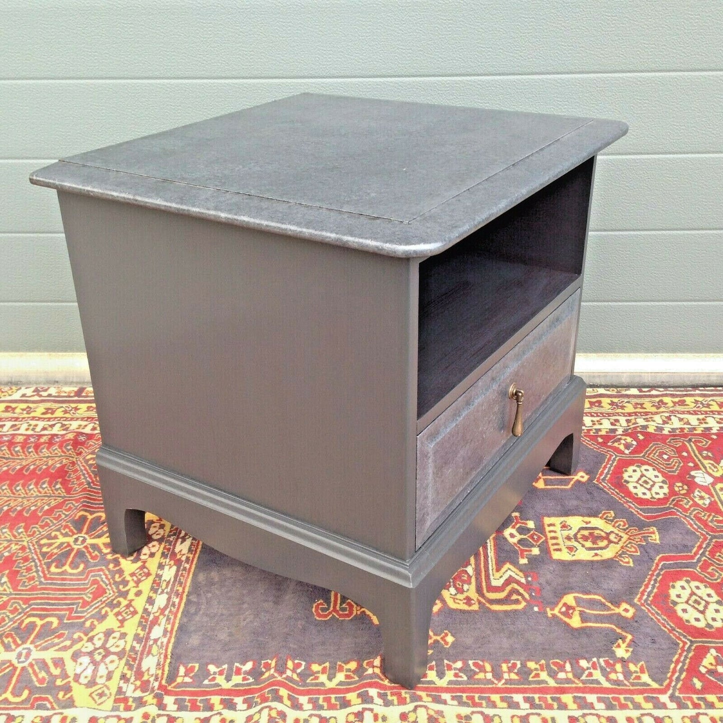 Pair Of Stag Bedside Tables / Refinished Vintage Bedside Cabinets ( SOLD )