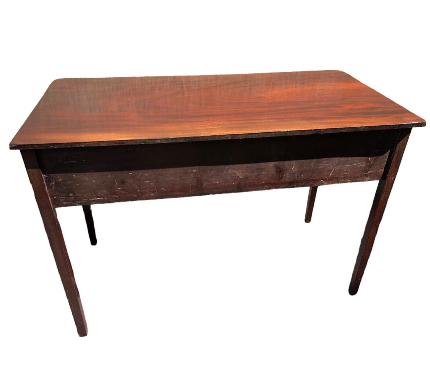 000920....Handsome Antique Mahogany Writing Or Hall Table ( sold )