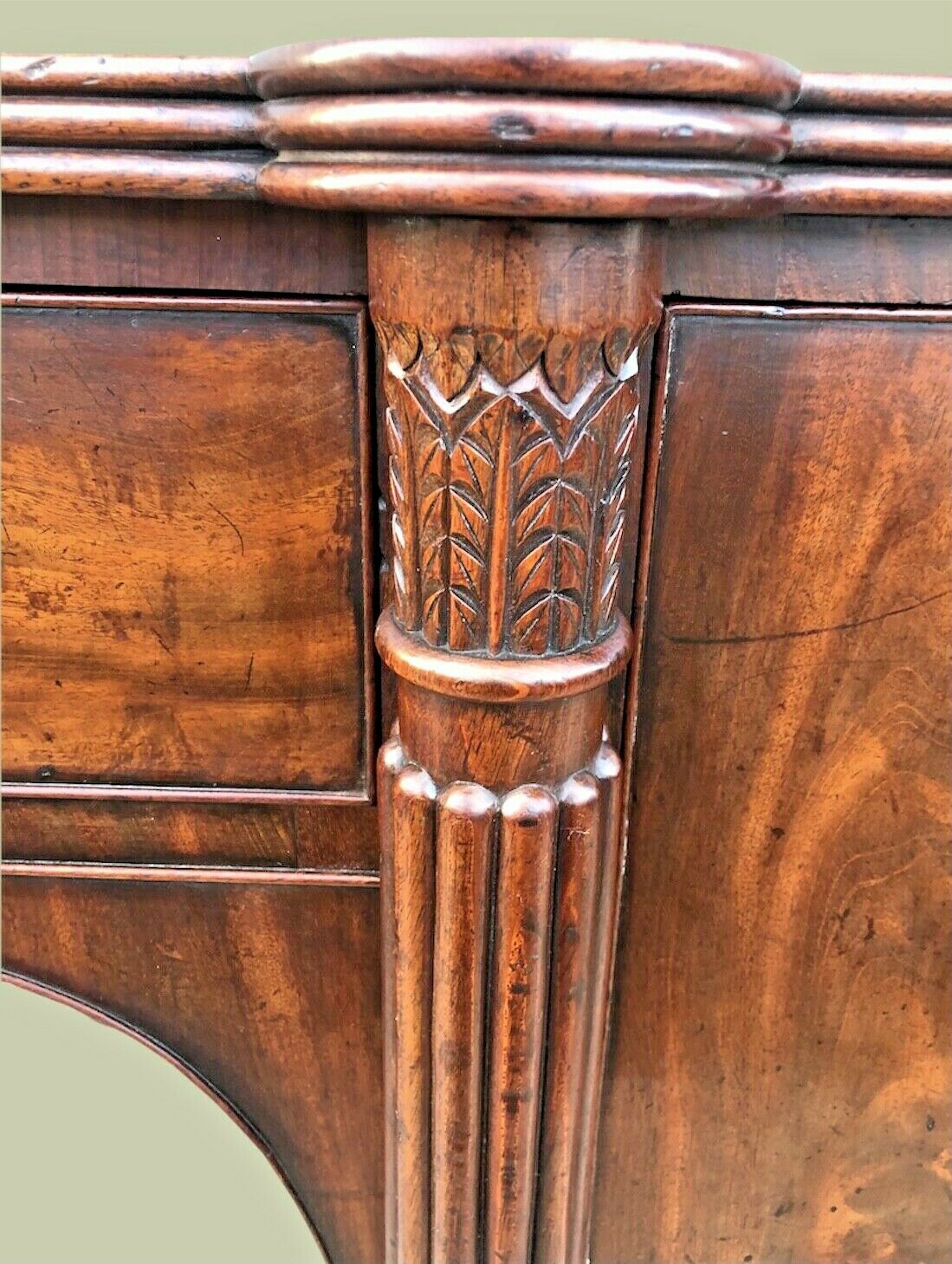 029.....Magnificent William IV Flame Mahogany Sideboard ( sold )