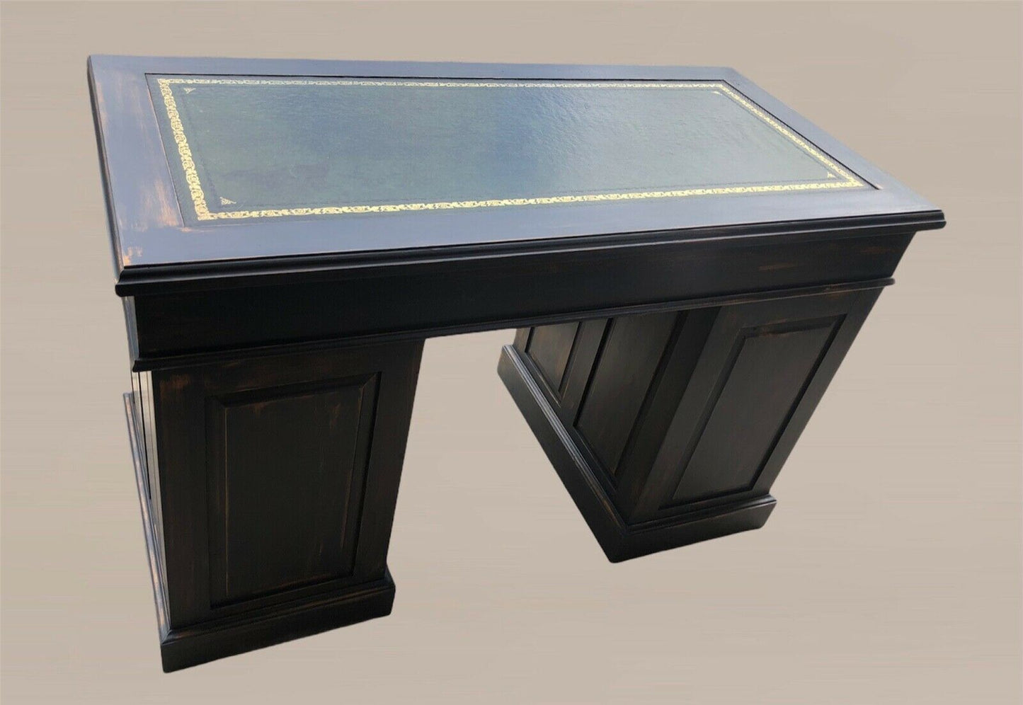 Vintage Solid Pine Pedestal Desk ( SOLD )