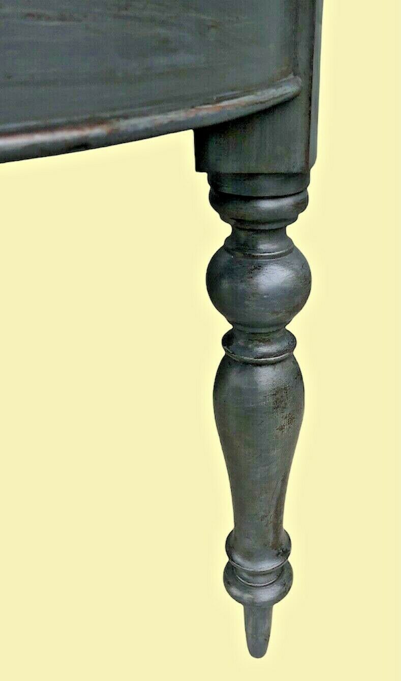 000994....Handsome Antique Solid Mahogany Hall Table ( sold )