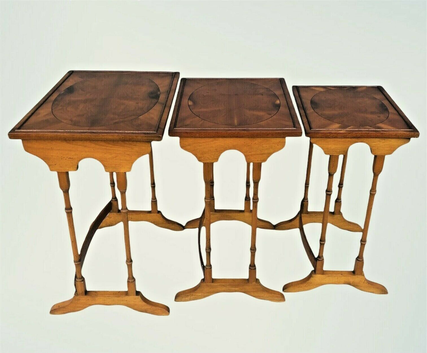 Vintage Yew Nest Of Tables / Coffee Tables ( SOLD )