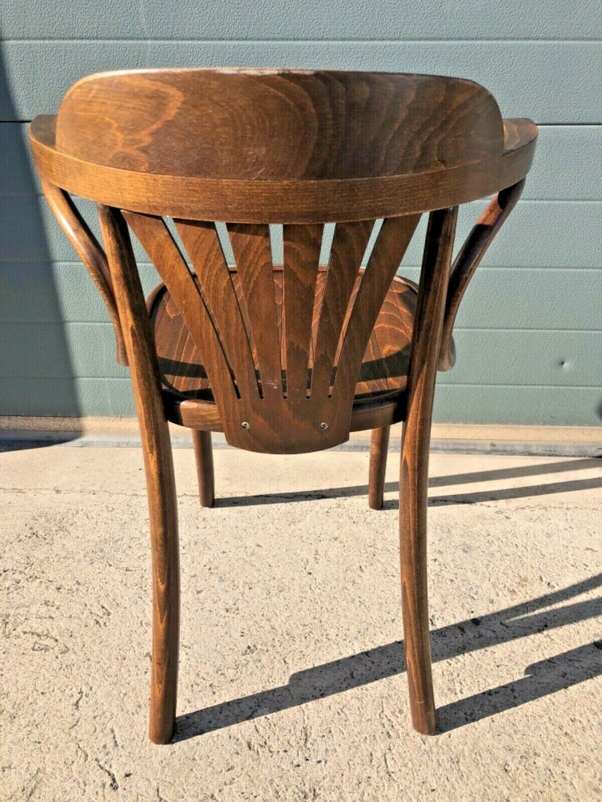 Set Of Six 1980'S Bentwood Chairs ( SOLD )