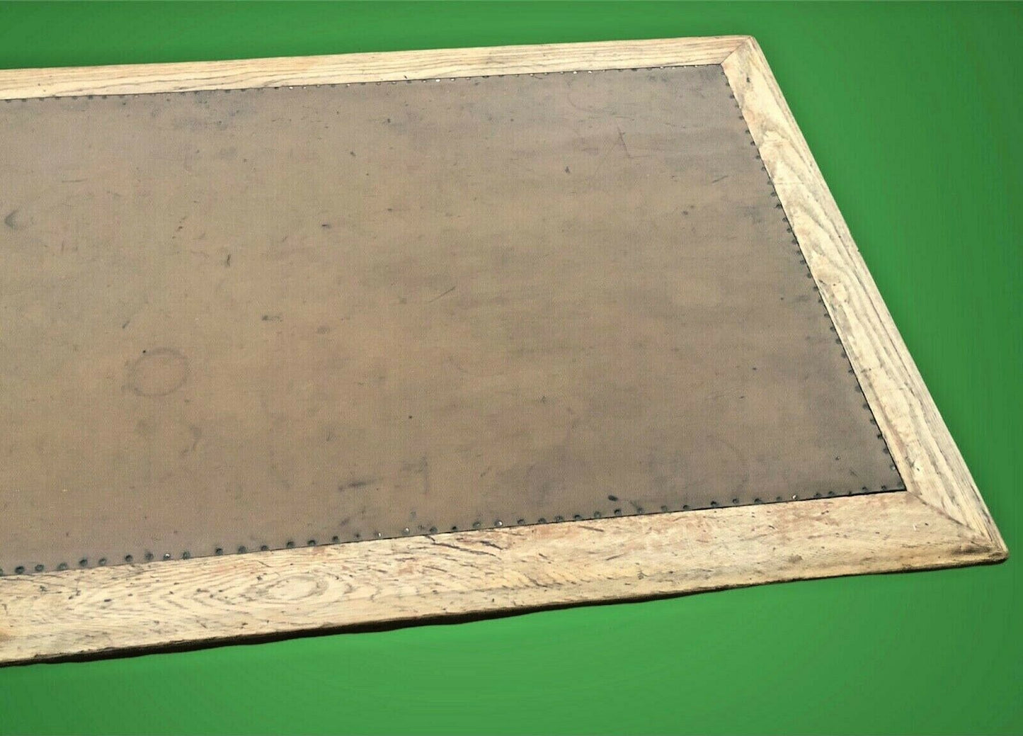 001.....Unique Vintage Upcycled Drapers Table / Dining Table / Work Table ( sold )