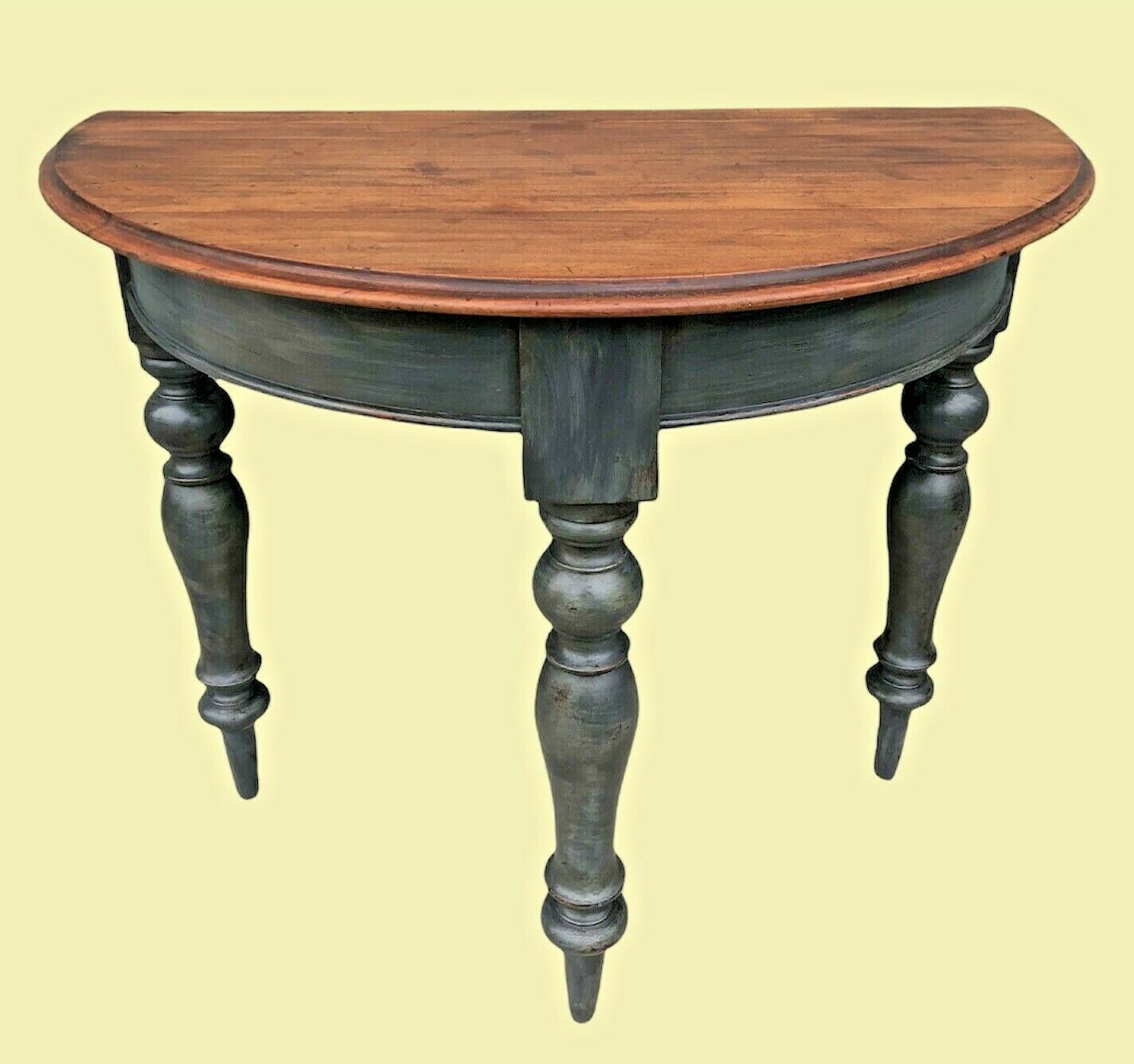 000994....Handsome Antique Solid Mahogany Hall Table ( sold )