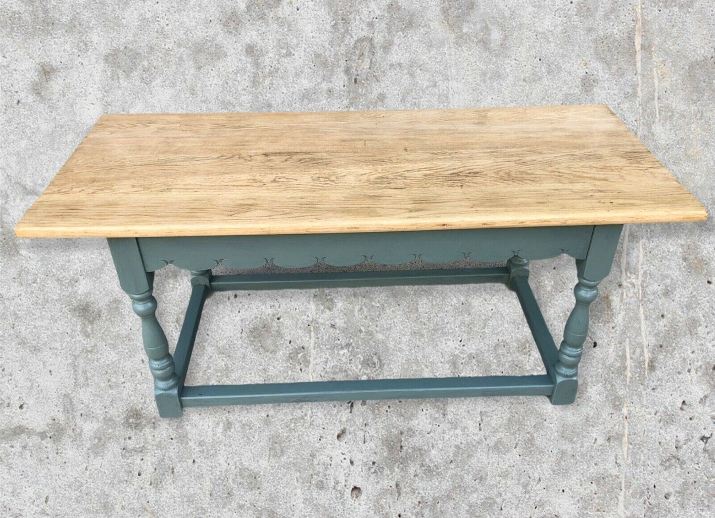 Handsome Solid Oak Vintage Coffee Table ( SOLD )