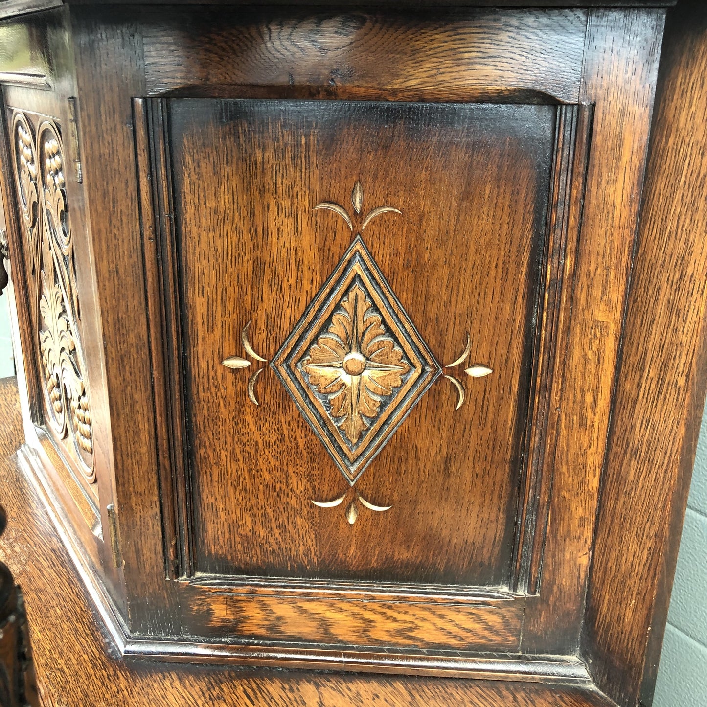 Stunning Carved Oak Sideboard/ Court Cupboard SOLD