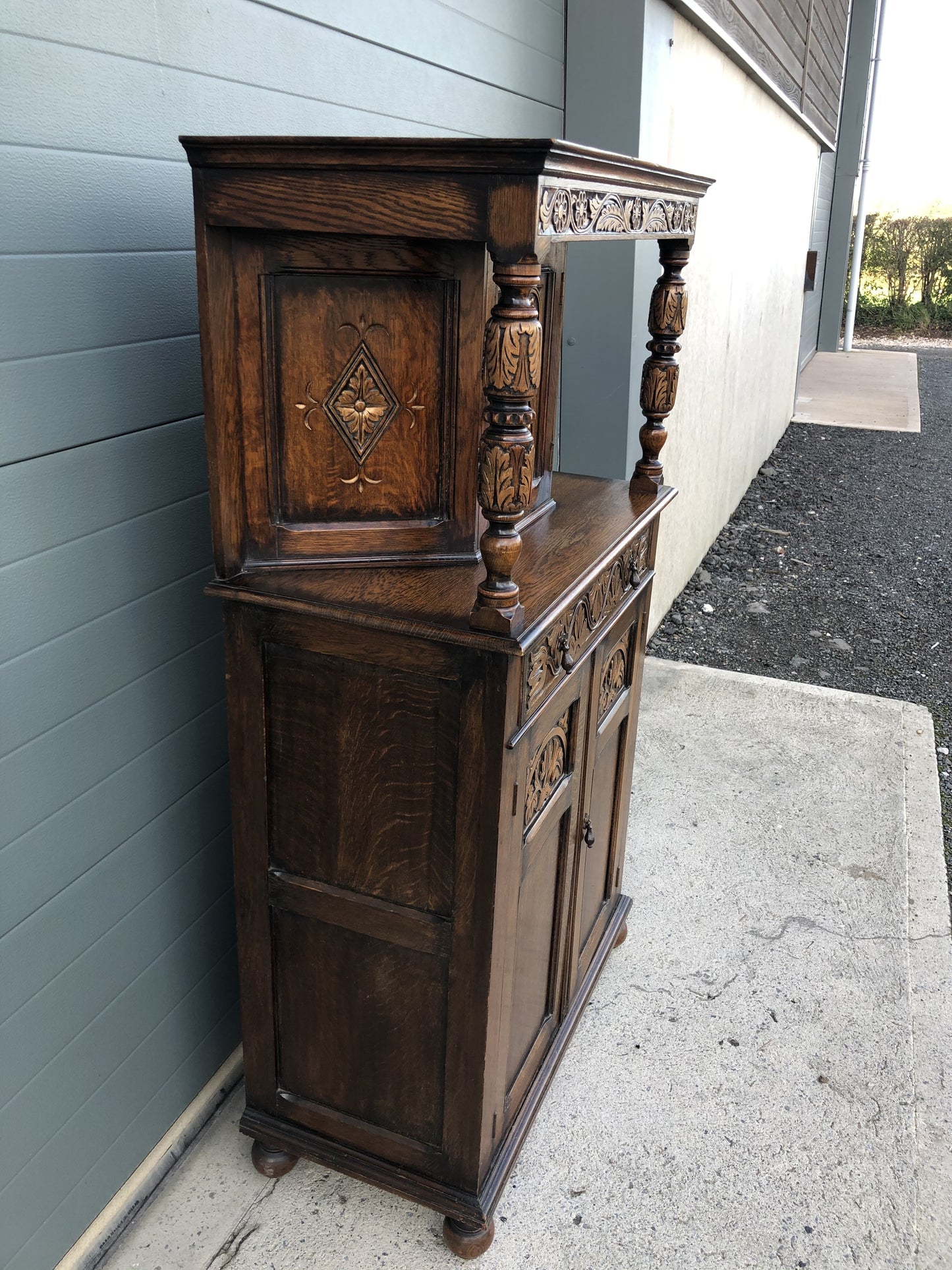 Stunning Carved Oak Sideboard/ Court Cupboard SOLD