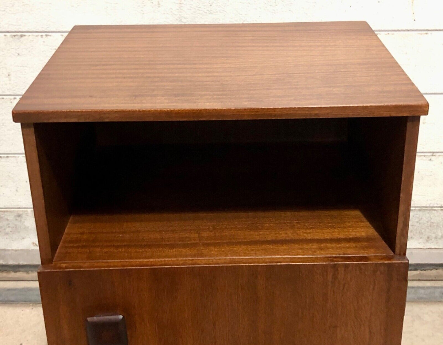 000823....Two Retro Teak Bedside Cabinets By Remploy ( sold )