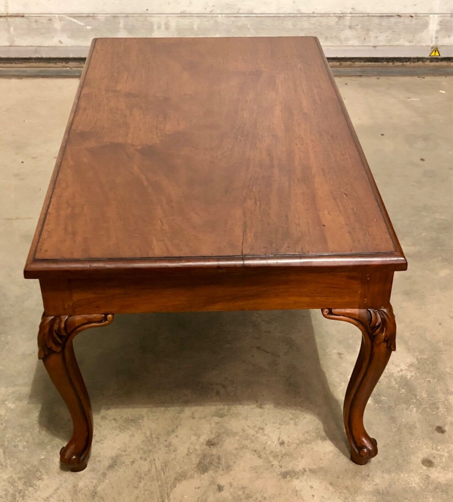 000848....Handsome Vintage Solid Mahogany Coffee Table ( sold )