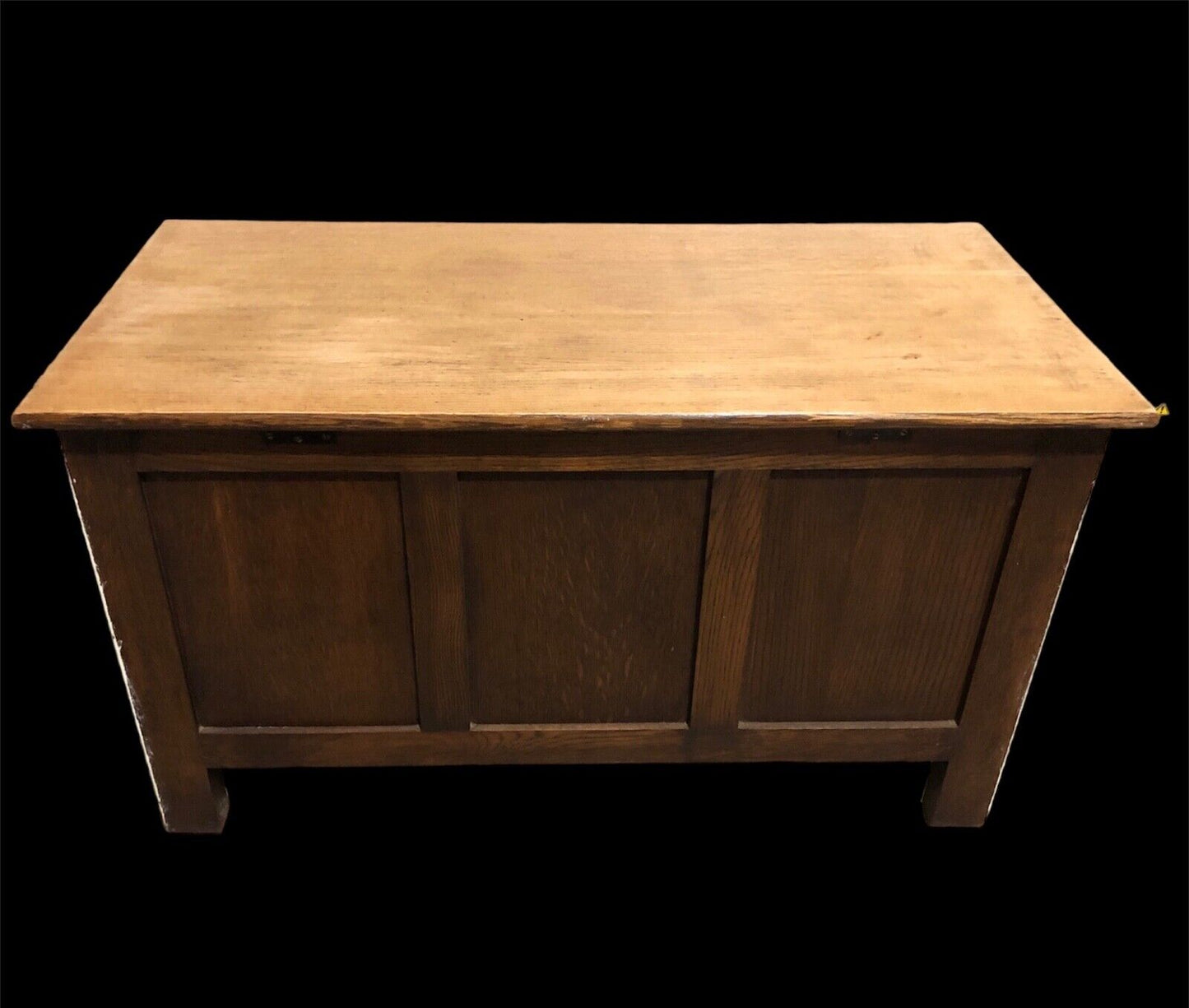 000859....Handsome Vintage Oak Coffer / Storage Chest