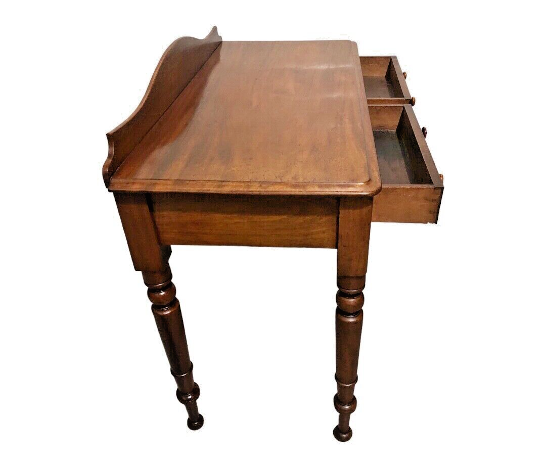 000811....Handsome Antique Mahogany Writing Table ( sold )