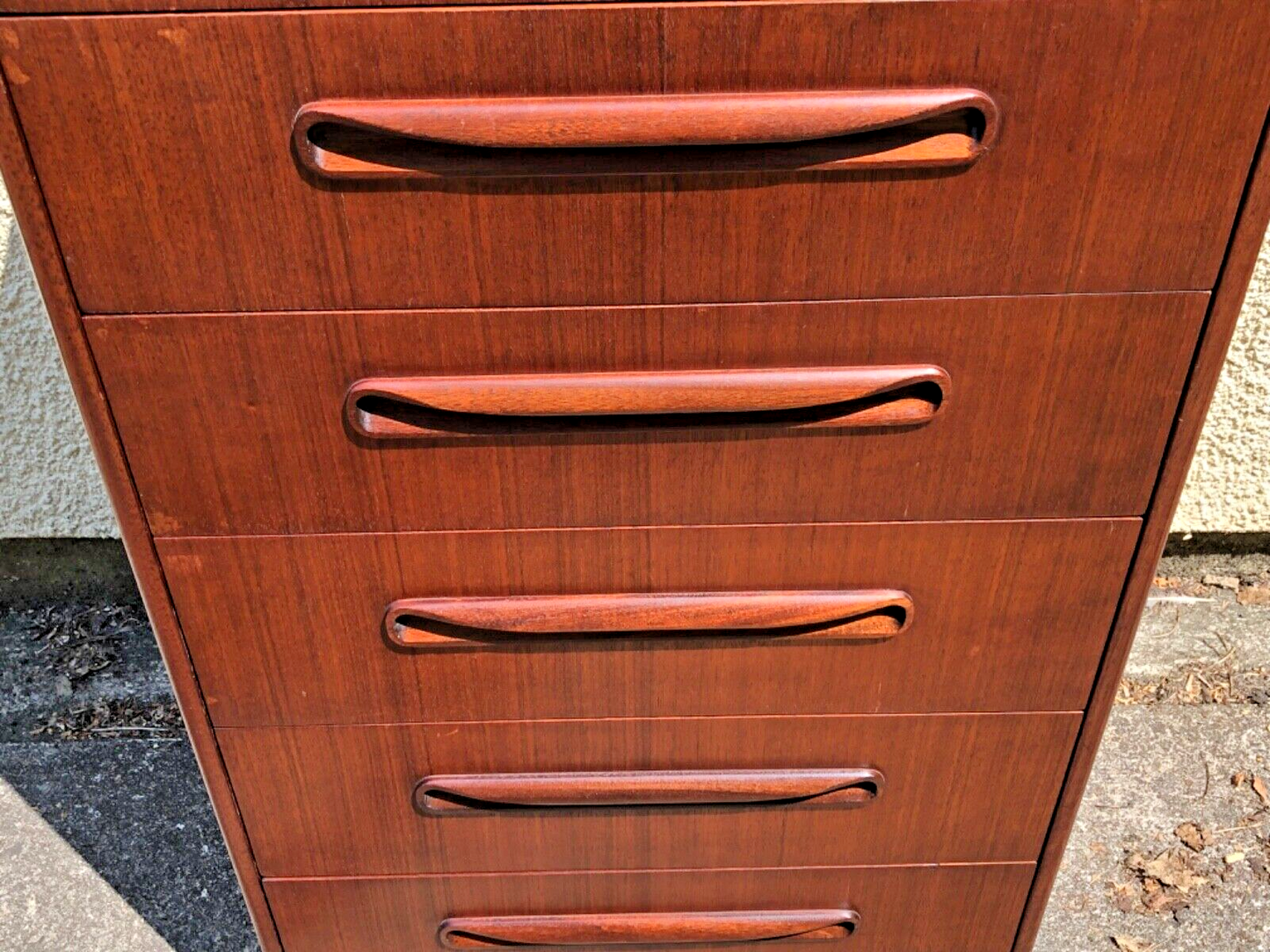 000836....Handsome G Plan Tallboy Chest / Retro Teak Chest ( sold )