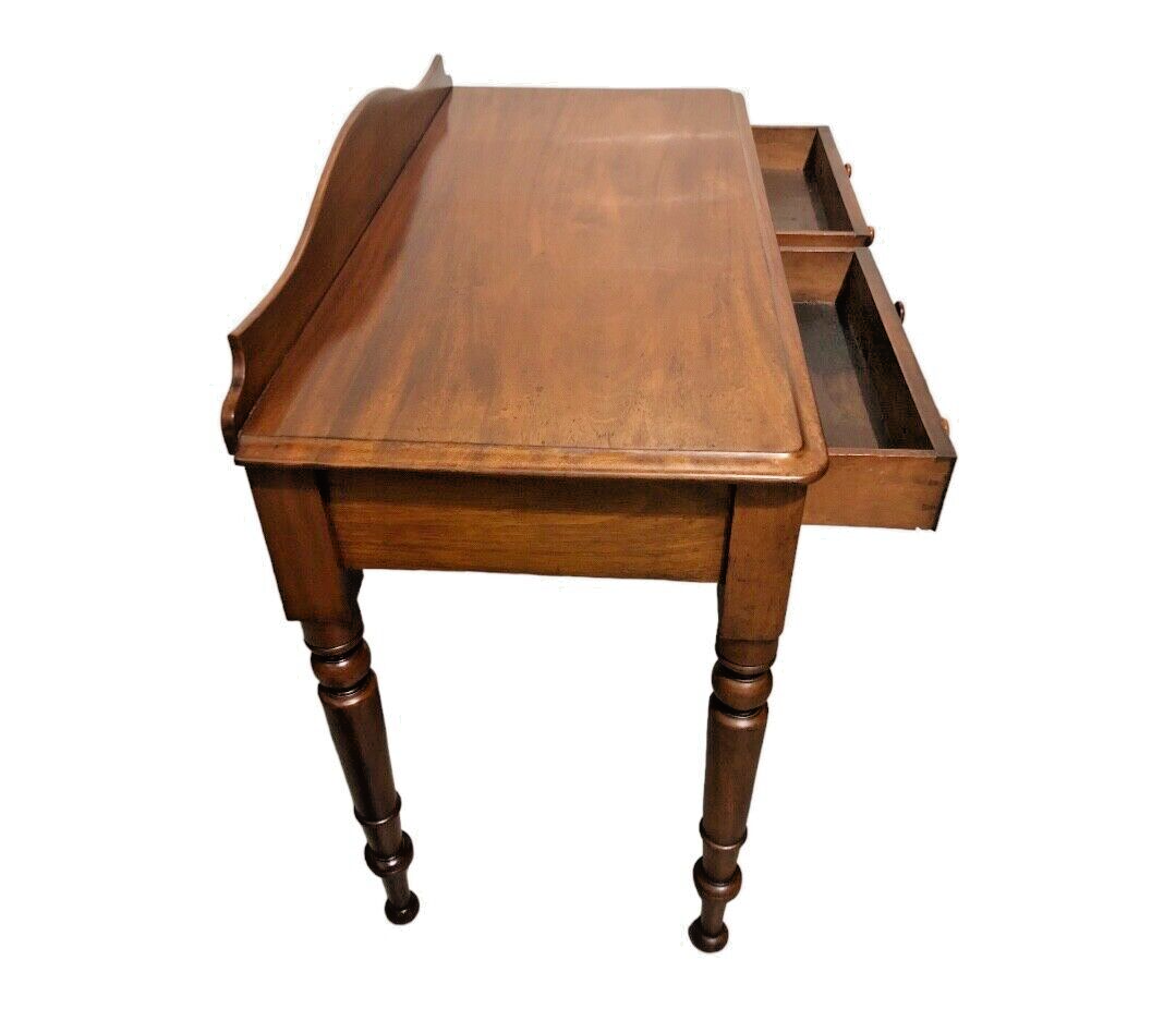 000811....Handsome Antique Mahogany Writing Table ( sold )