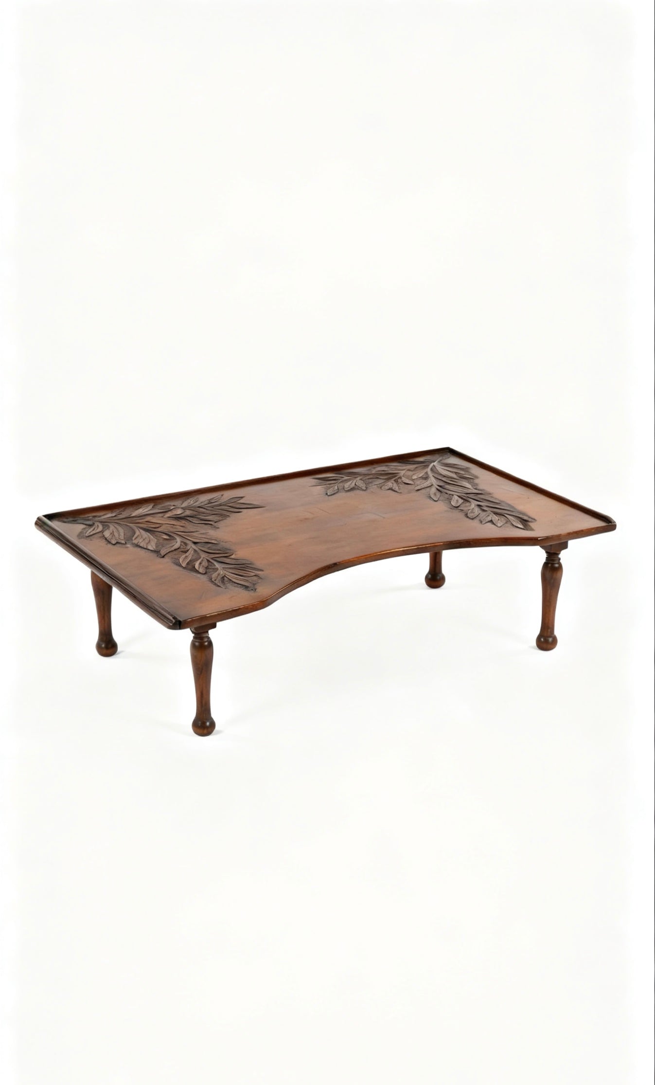 000544....Handsome Antique Mahogany Breakfast Tray ( sold )
