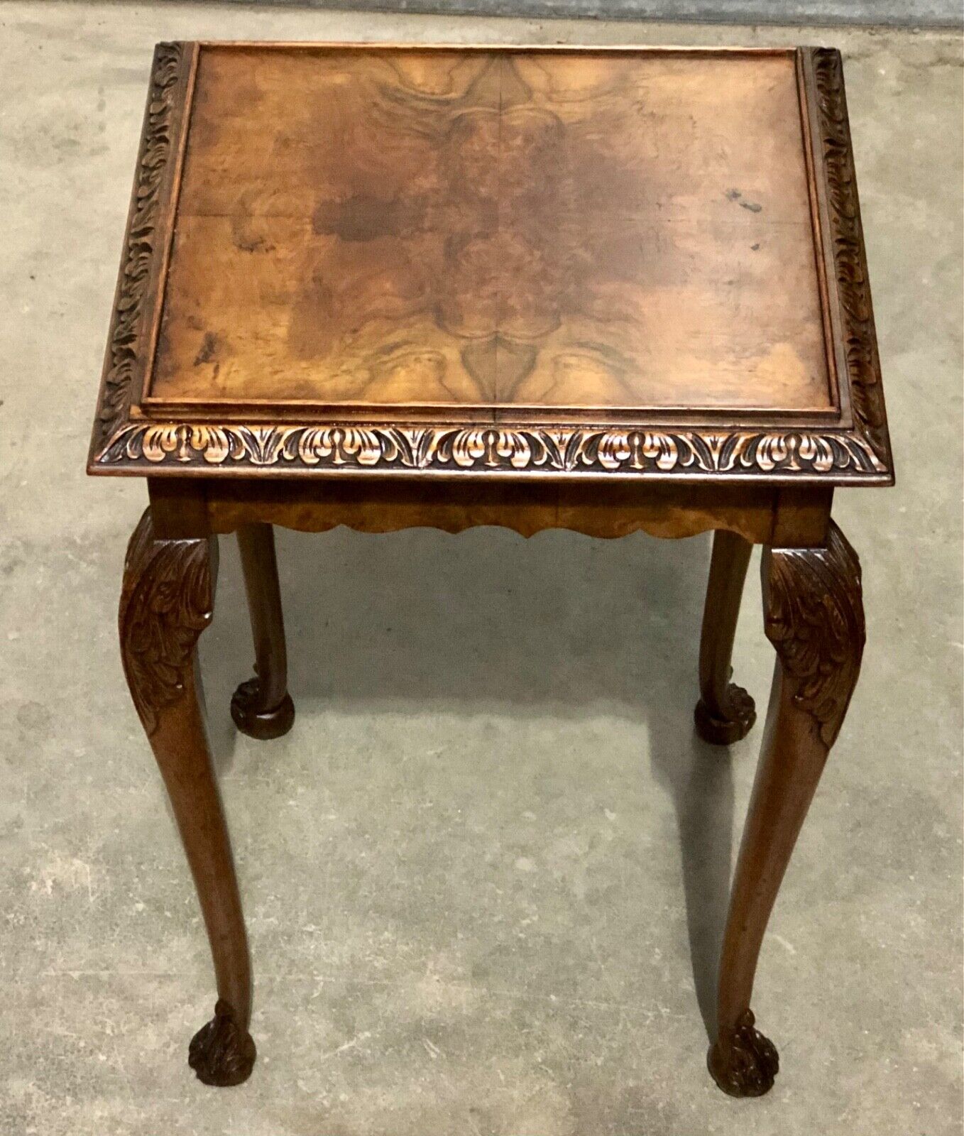 000820.....Stunning Figured Walnut Nest Of Tables / Walnut Coffee Tables ( sold )