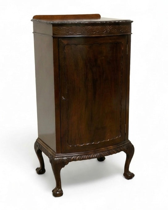 000541....Handsome Edwardian Mahogany Side Or Drinks Cabinet