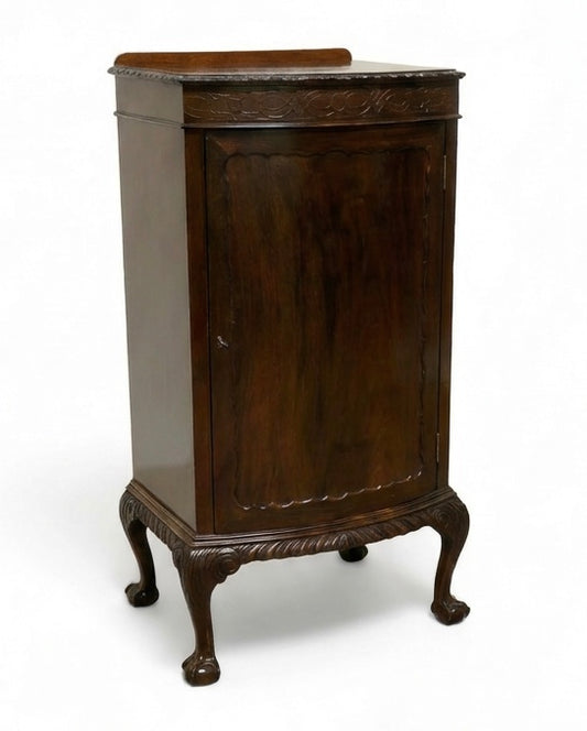000541....Handsome Edwardian Mahogany Side Or Drinks Cabinet