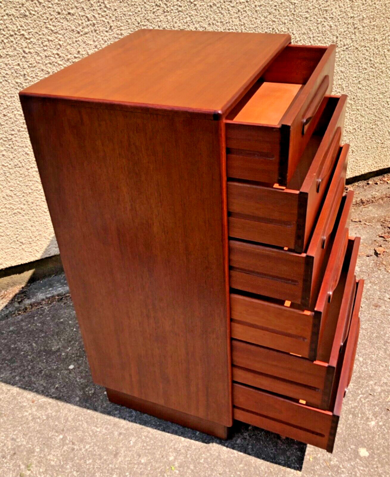 000836....Handsome G Plan Tallboy Chest / Retro Teak Chest ( sold )