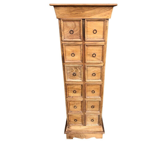 000800....Handsome Vintage Tall Chest Of Drawers / Spice Drawers ( sold )