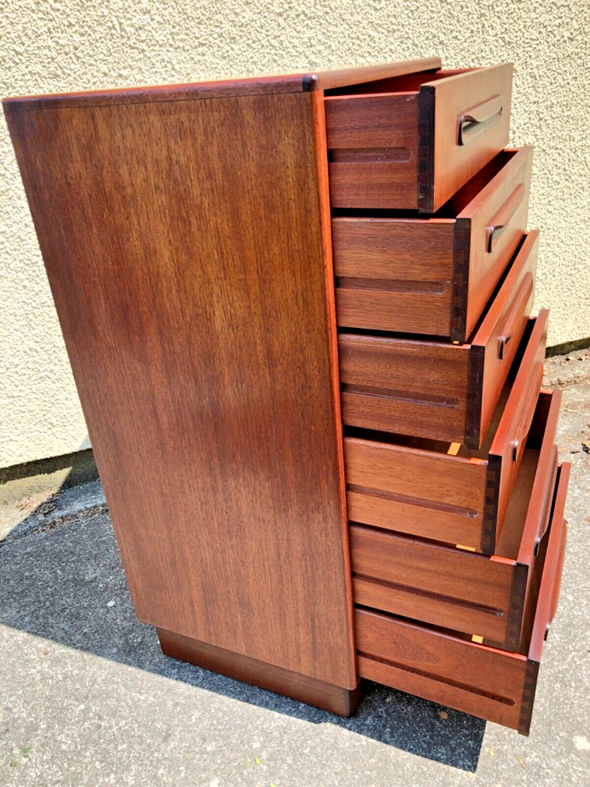 000836....Handsome G Plan Tallboy Chest / Retro Teak Chest ( sold )