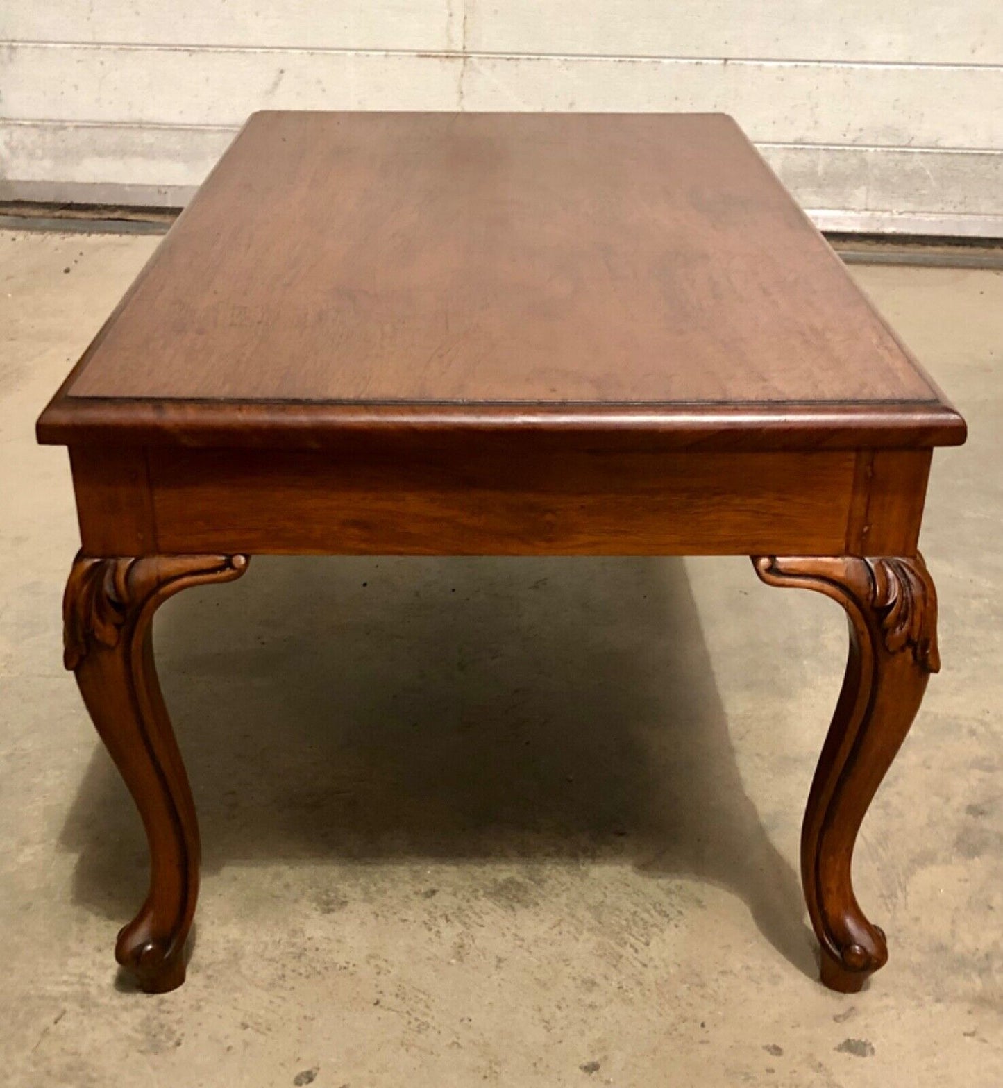 000848....Handsome Vintage Solid Mahogany Coffee Table ( sold )