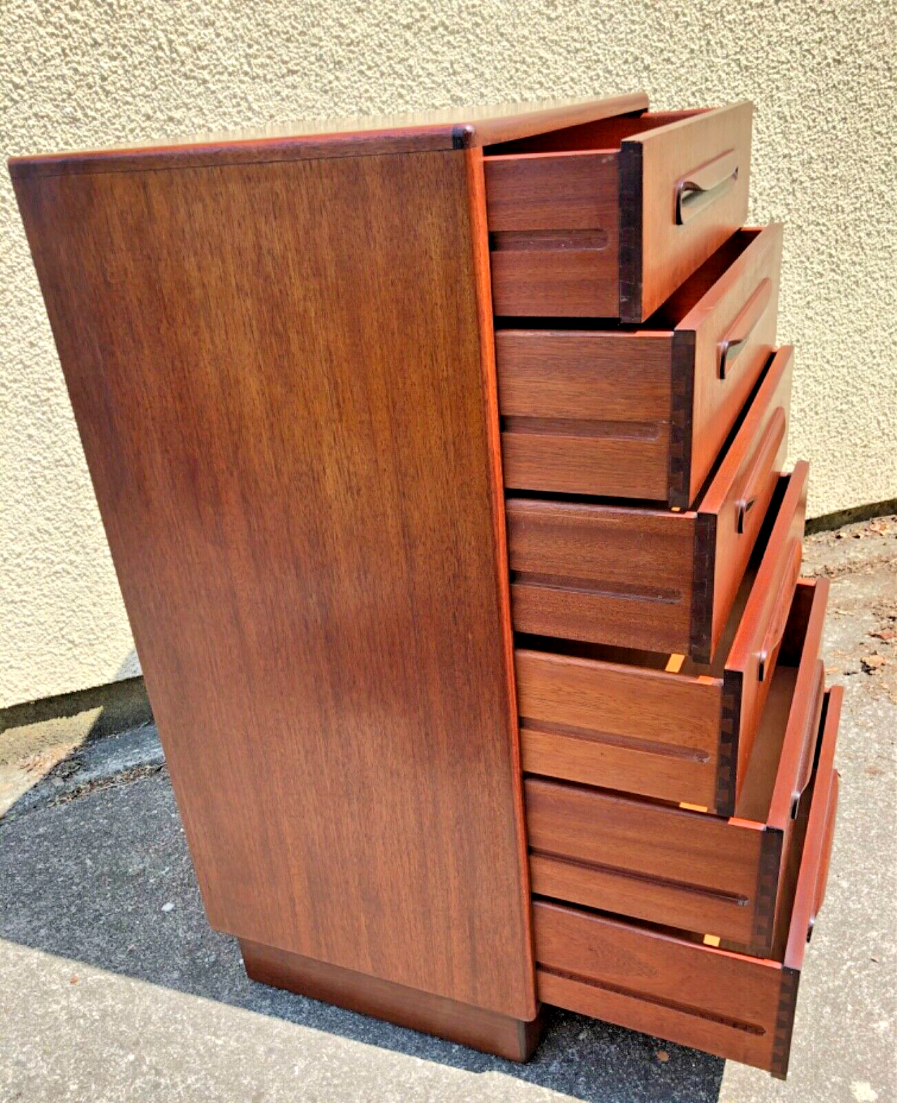 000836....Handsome G Plan Tallboy Chest / Retro Teak Chest ( sold )