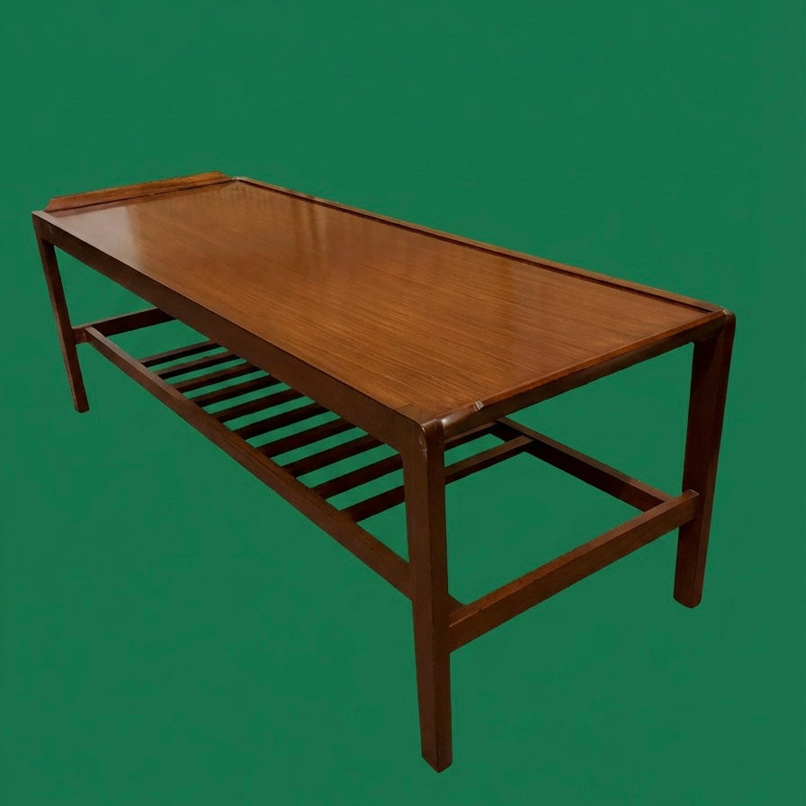 000526....Handsome Retro Teak Coffee Table