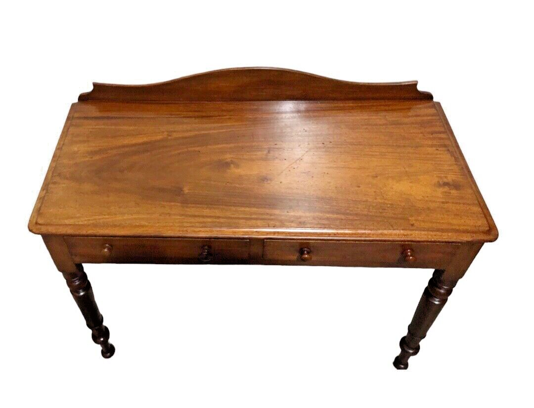 000811....Handsome Antique Mahogany Writing Table ( sold )