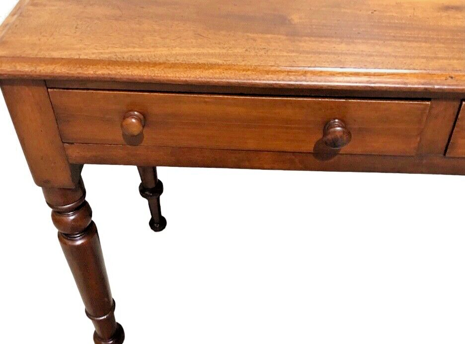 000811....Handsome Antique Mahogany Writing Table ( sold )