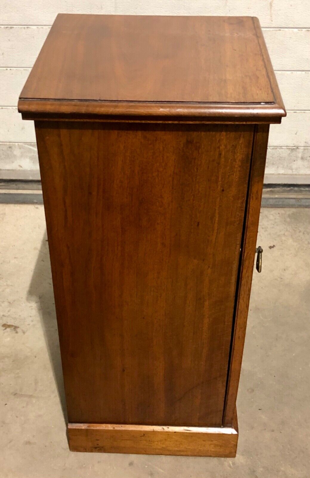 000792....Two Antique Solid Walnut Bedside Cabinets / Nightstands ( sold )