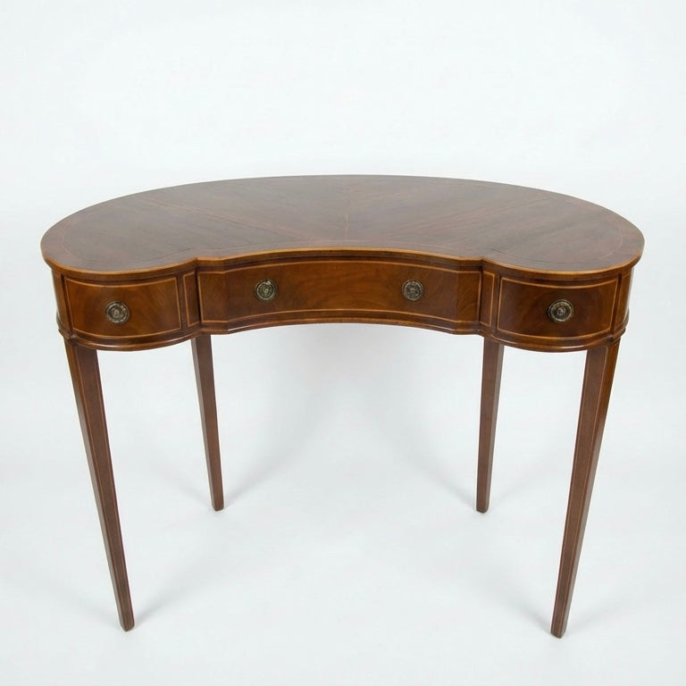 000546....Handsome Small Vintage Mahogany Table With Drawers ( sold )