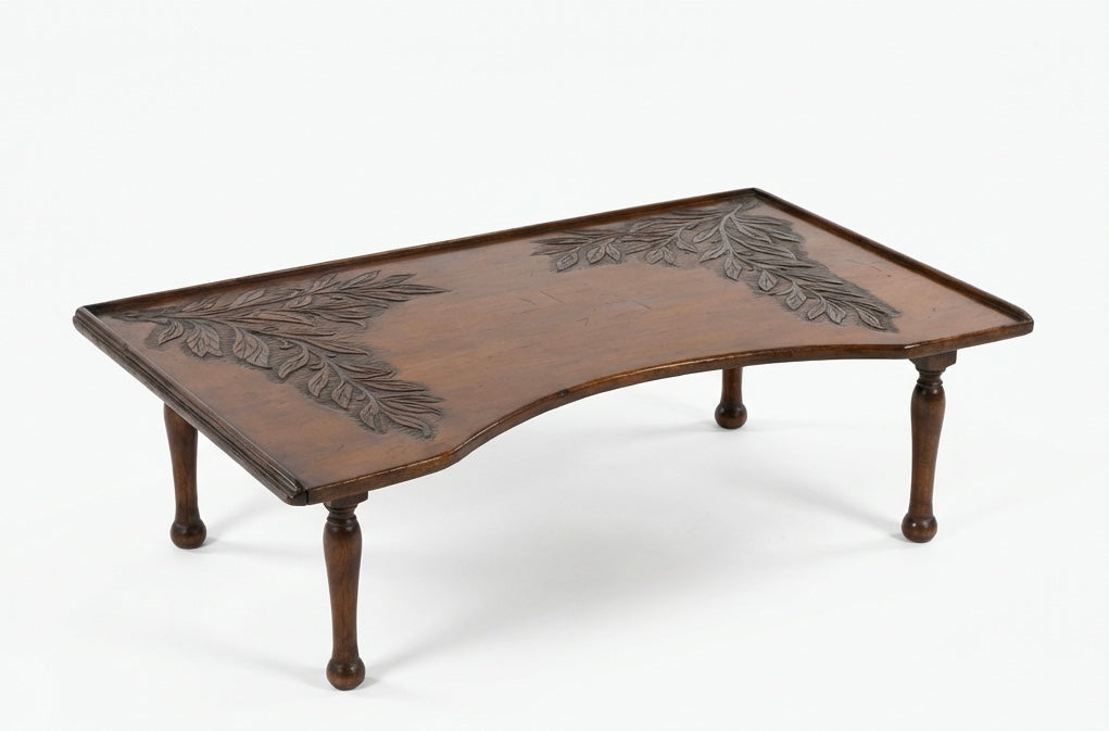 000544....Handsome Antique Mahogany Breakfast Tray ( sold )