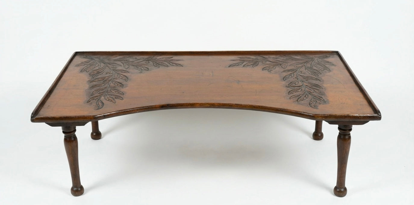 000544....Handsome Antique Mahogany Breakfast Tray ( sold )
