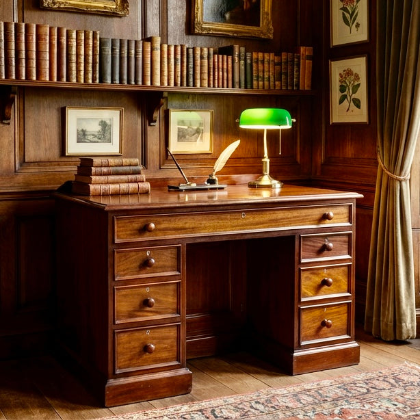 000659....Handsome Antique Mahogany Desk