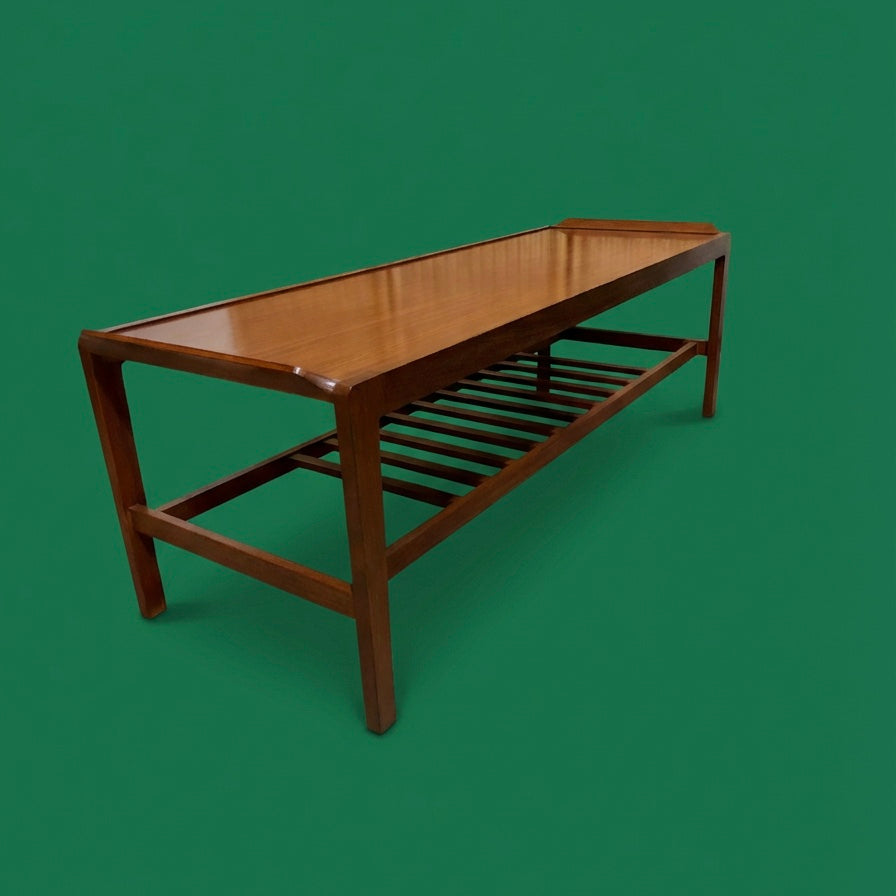 000526....Handsome Retro Teak Coffee Table