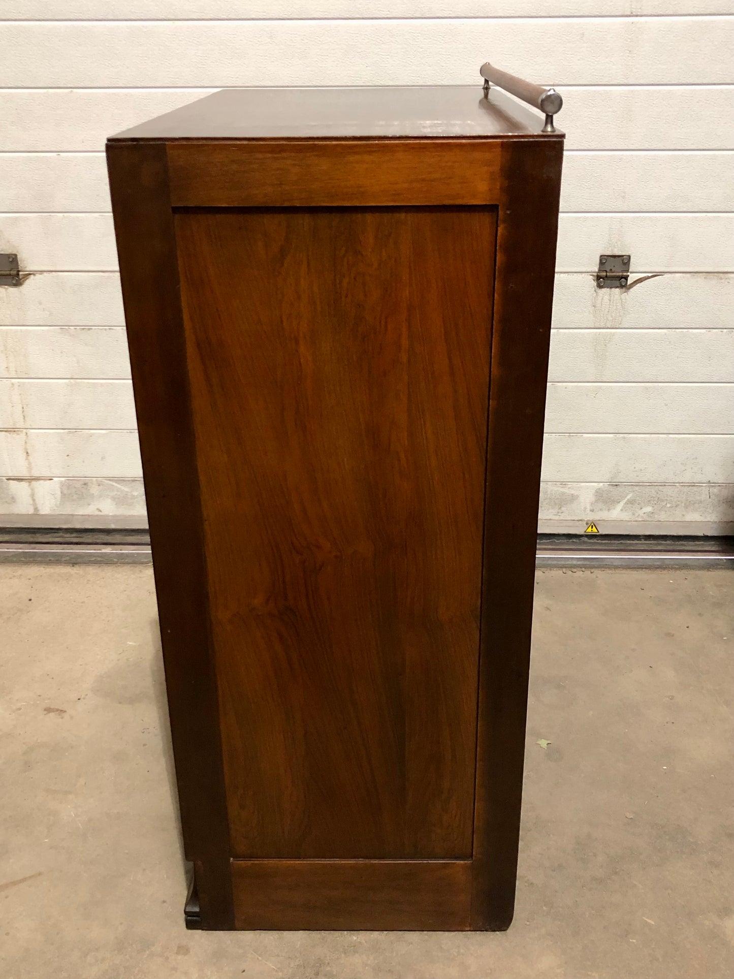 000728....Handsome Art Deco Walnut Chest Of Drawers ( sold )