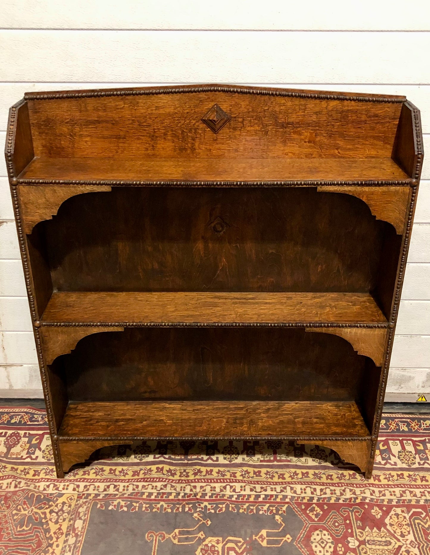 000567....Handsome Arts And Crafts Oak Bookcase