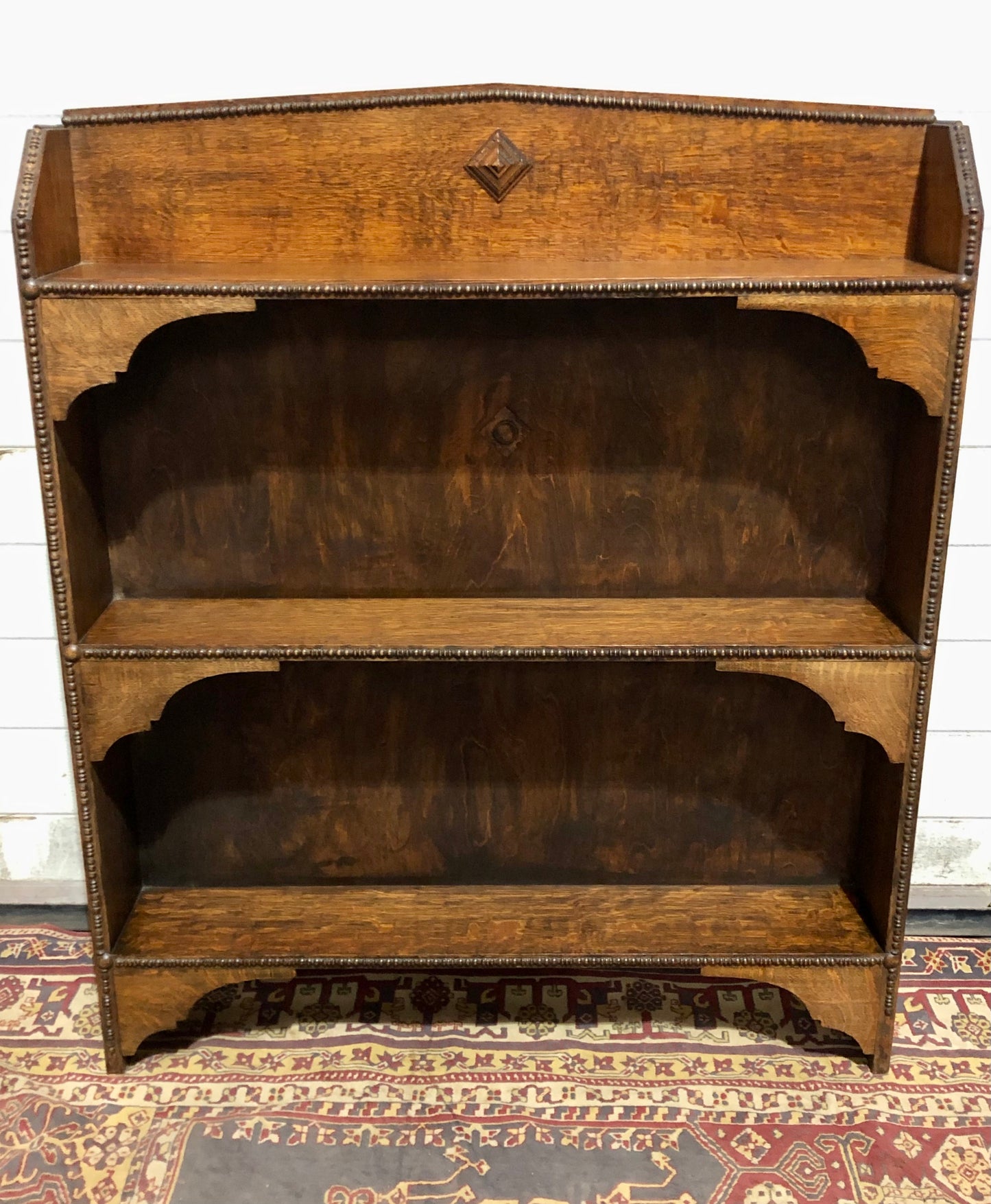 000567....Handsome Arts And Crafts Oak Bookcase