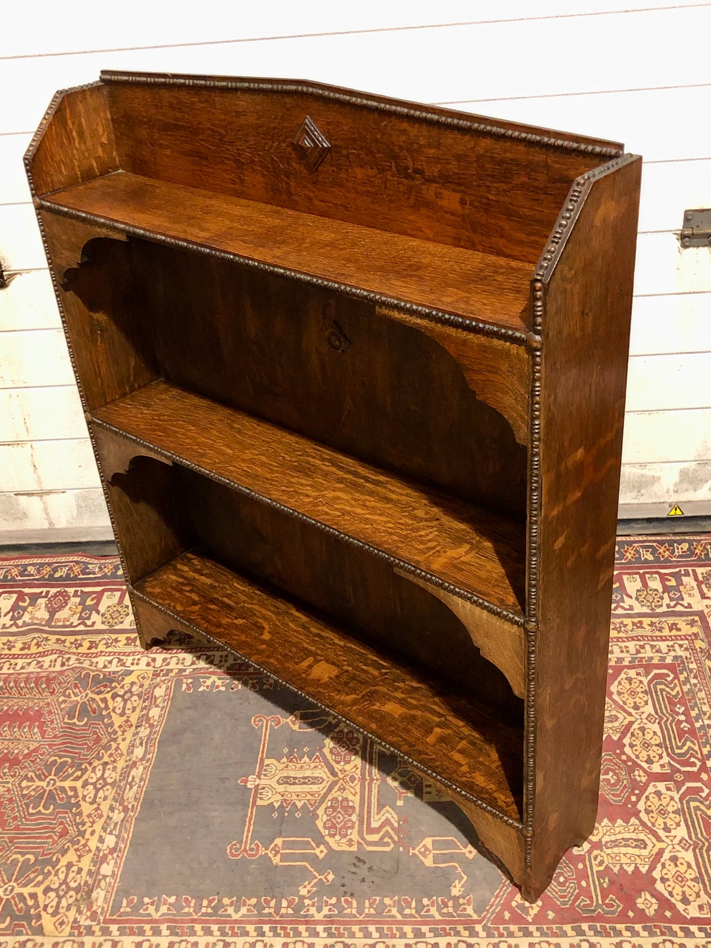 000567....Handsome Arts And Crafts Oak Bookcase