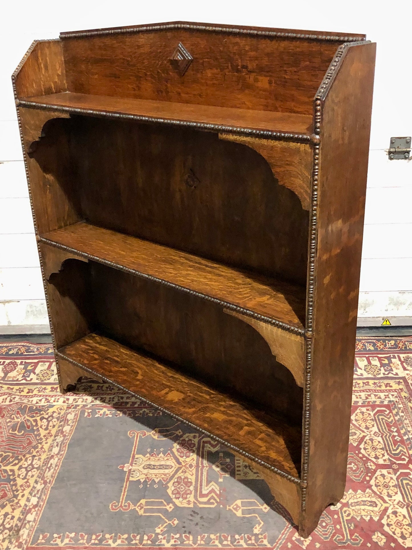 000567....Handsome Arts And Crafts Oak Bookcase