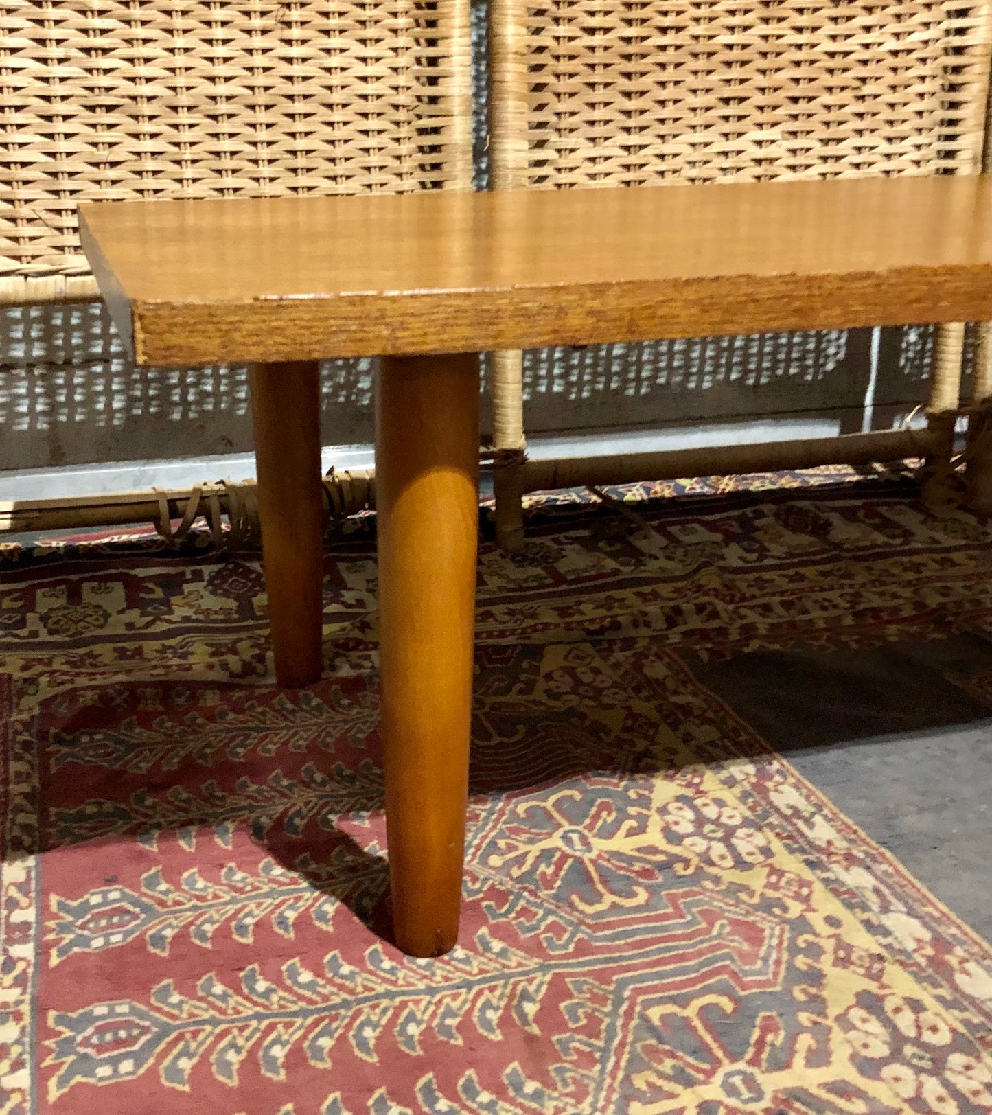 000559....Handsome Large Retro Teak Coffee Table