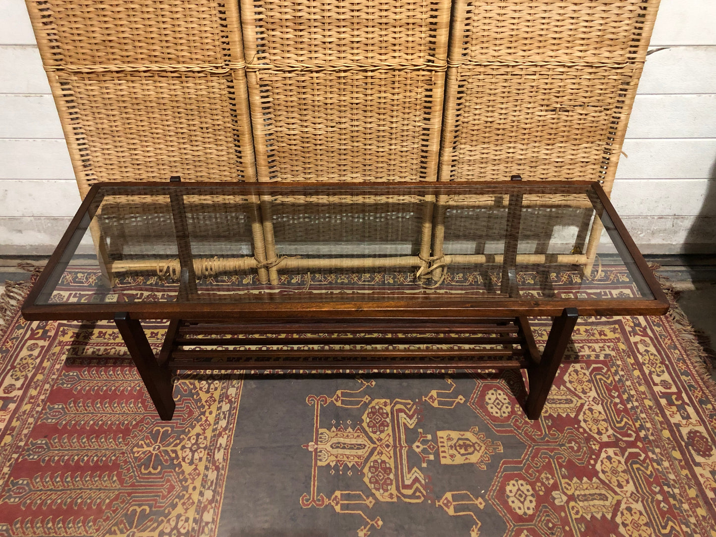 000557....Handsome Retro Teak Coffee Table