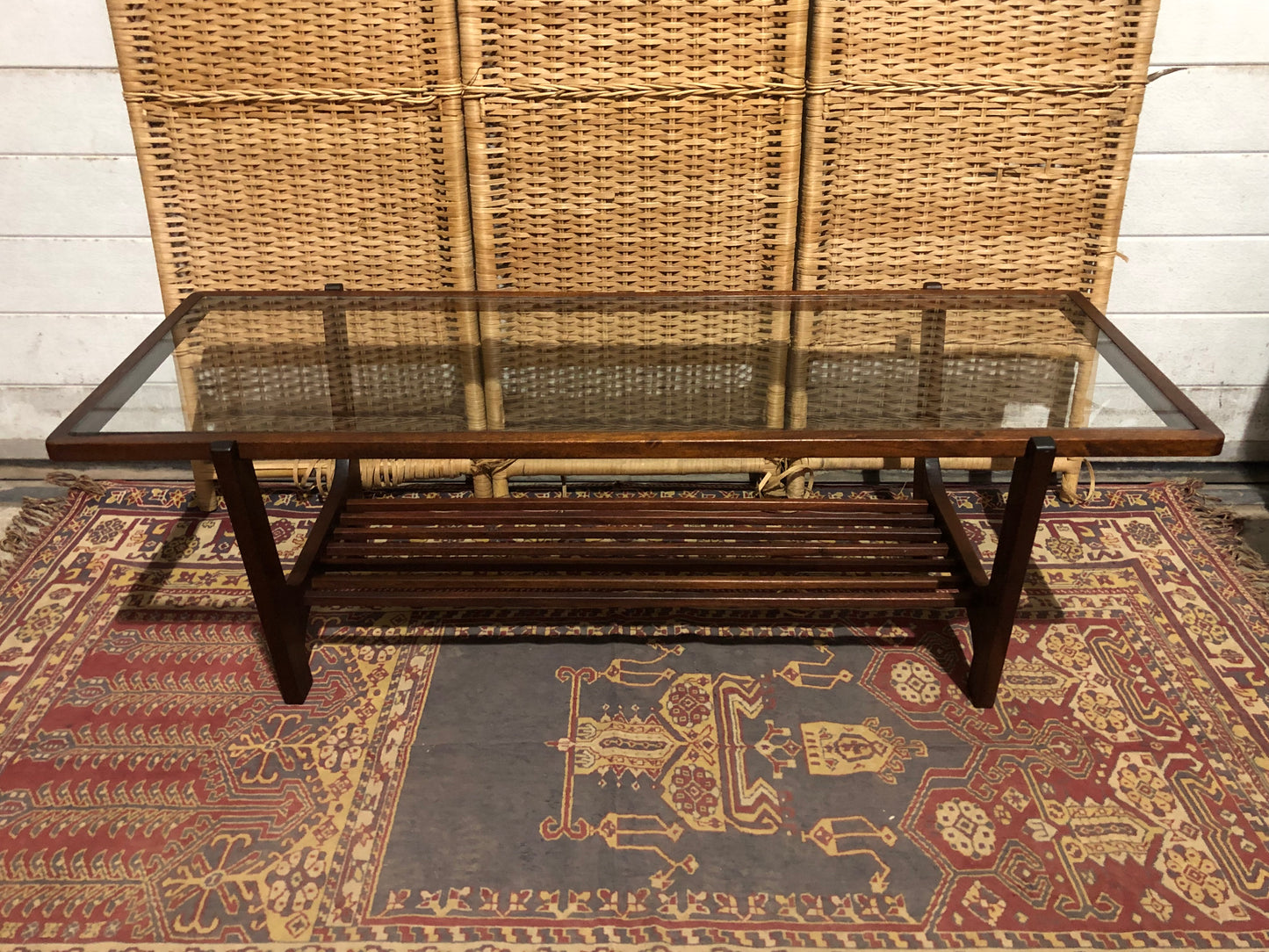 000557....Handsome Retro Teak Coffee Table