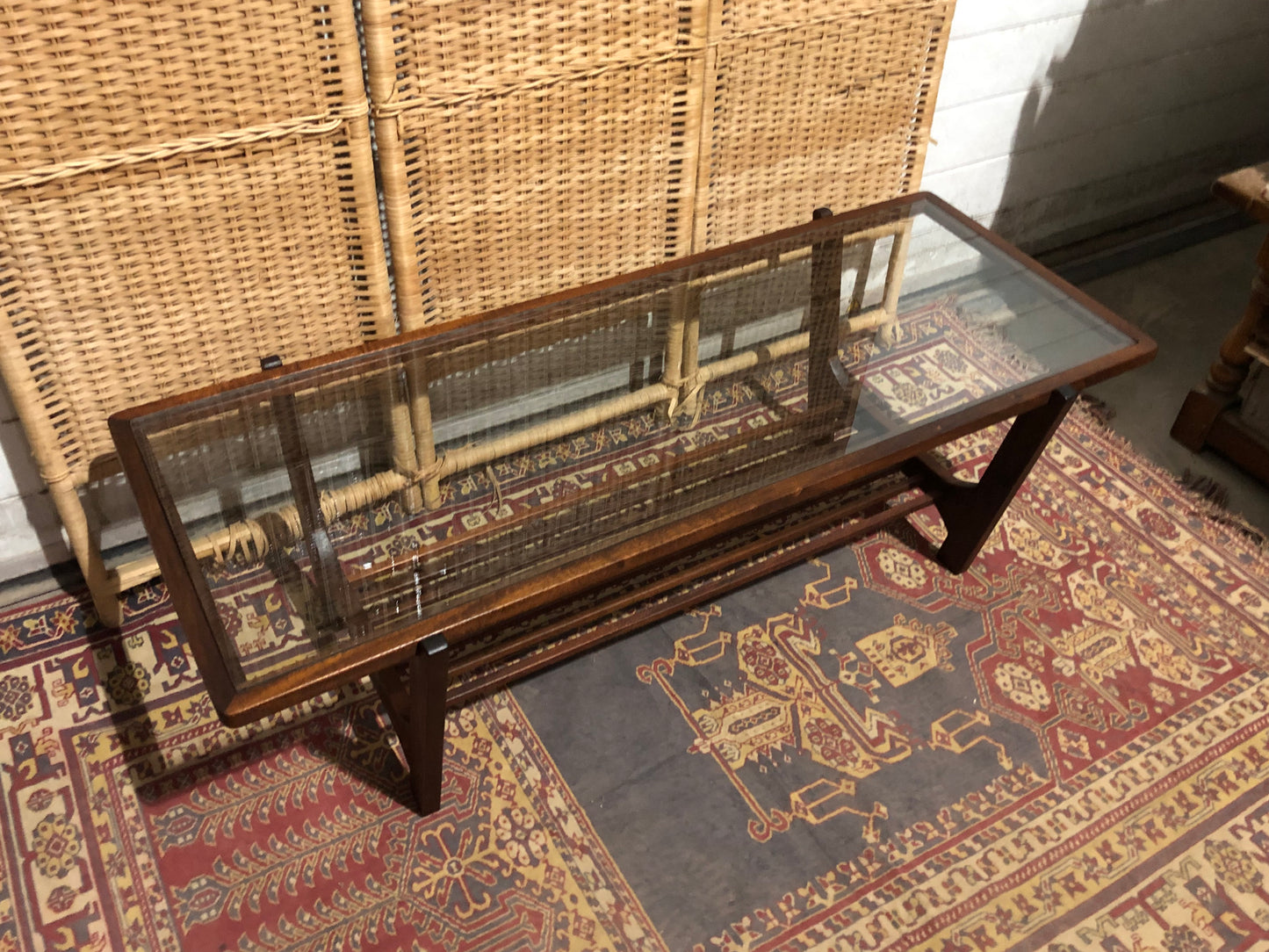 000557....Handsome Retro Teak Coffee Table