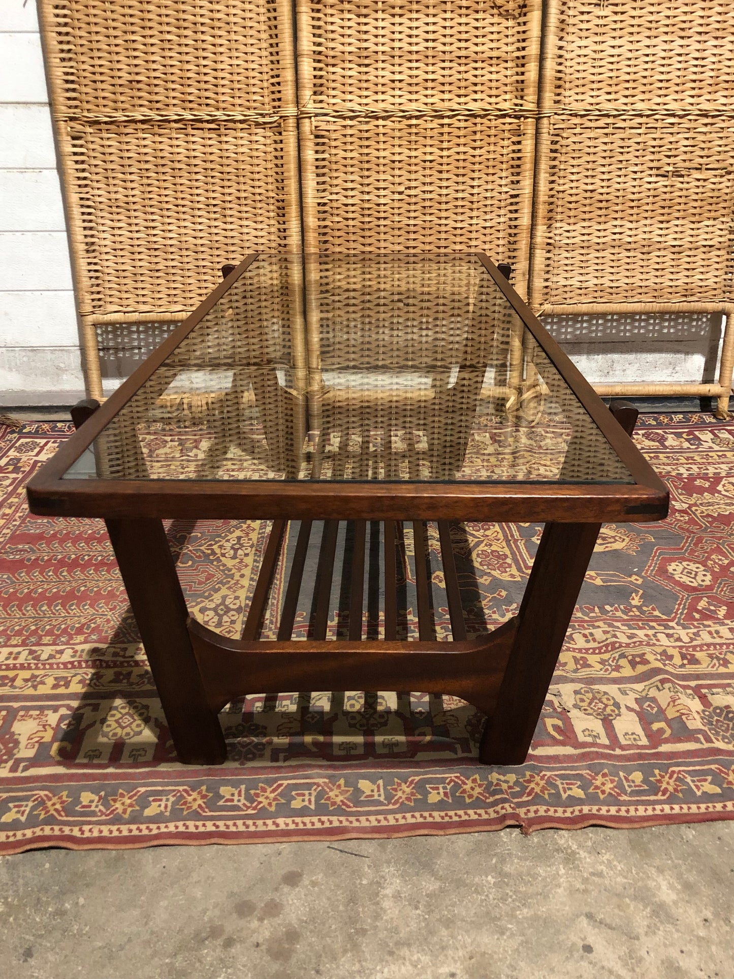000557....Handsome Retro Teak Coffee Table