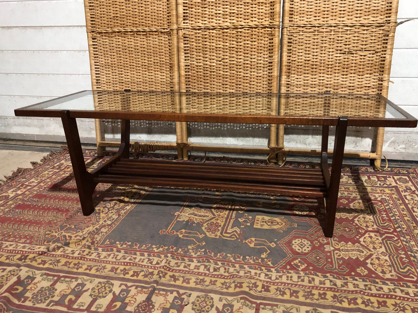 000557....Handsome Retro Teak Coffee Table