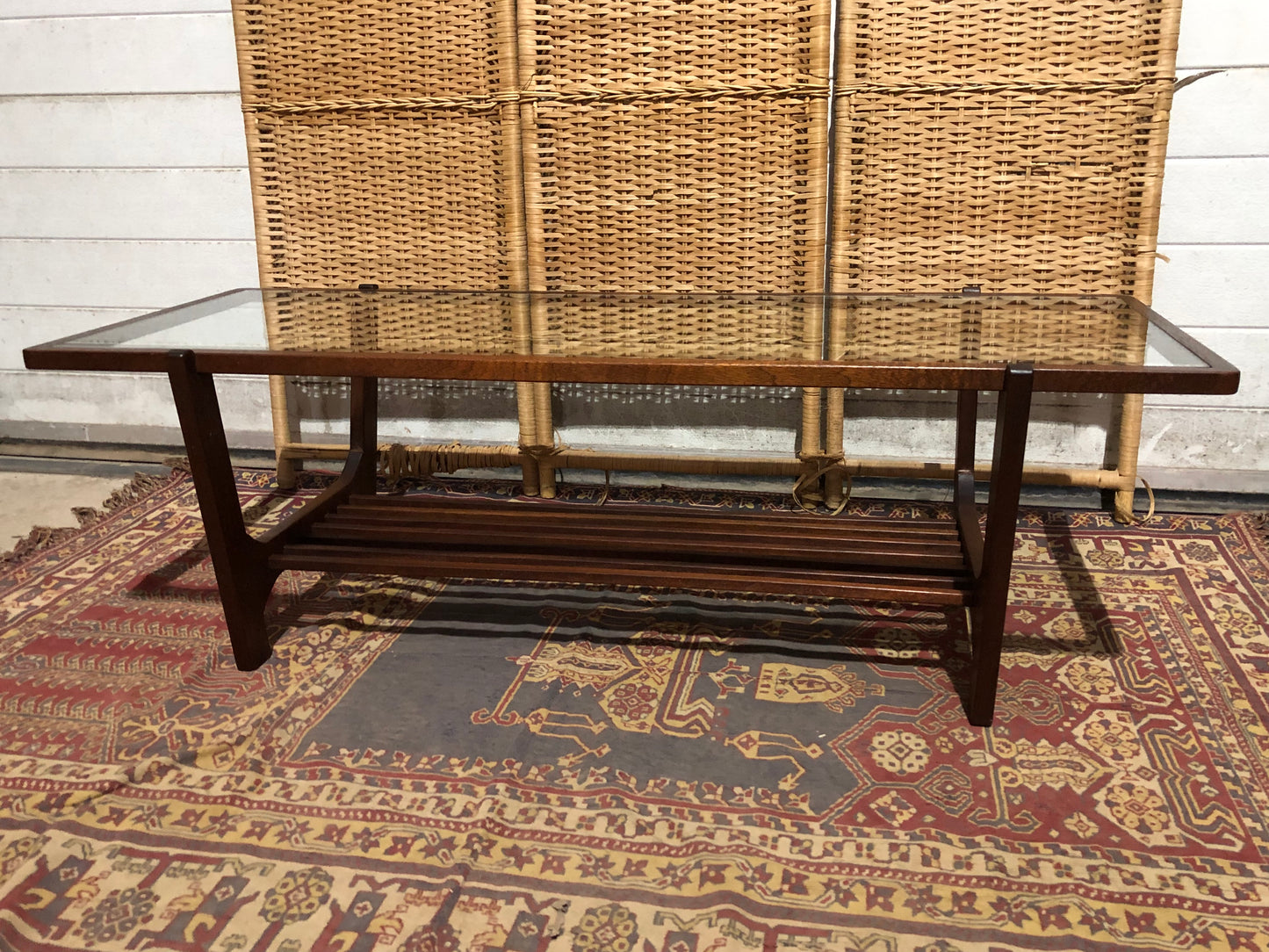 000557....Handsome Retro Teak Coffee Table