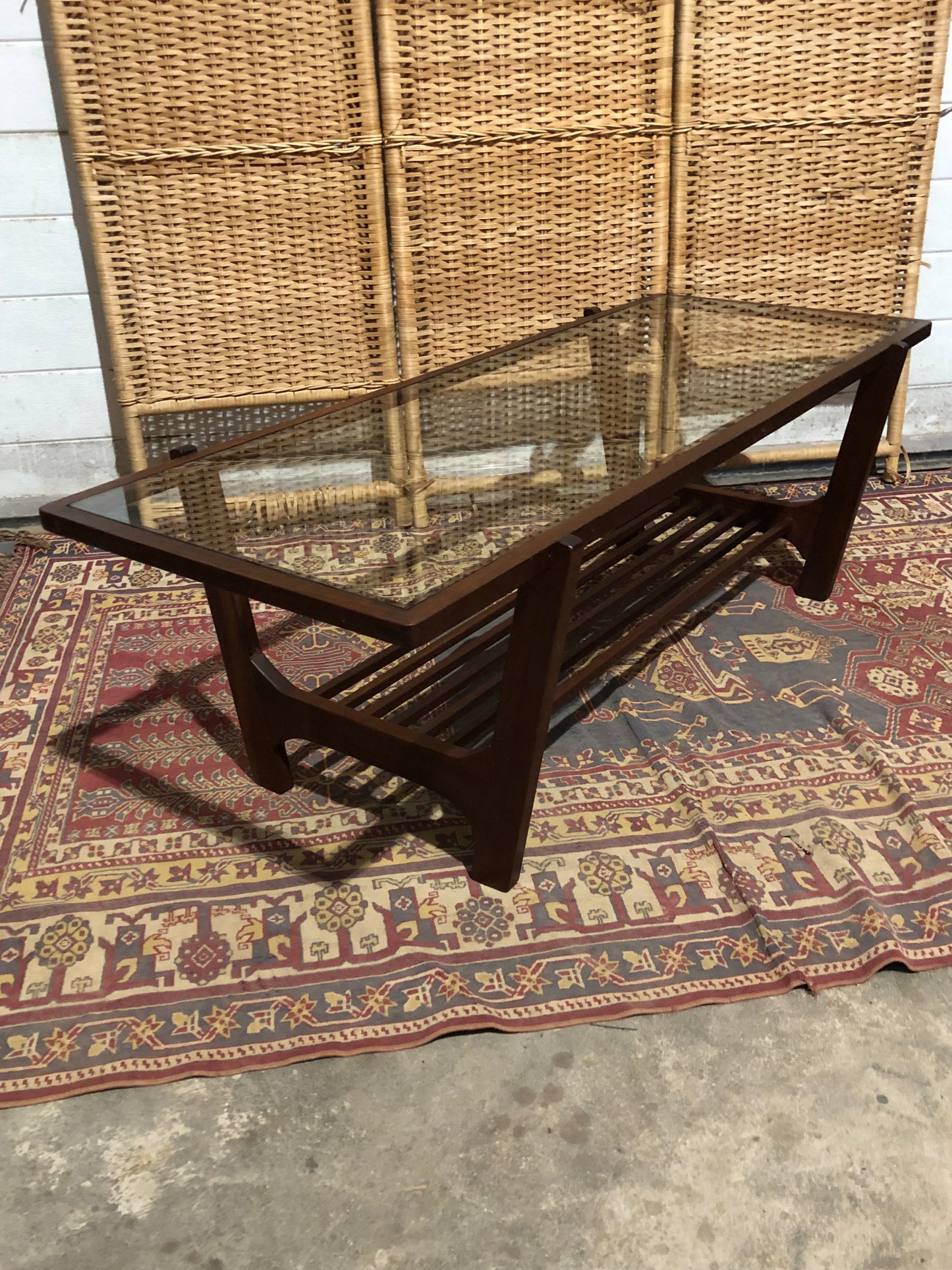000557....Handsome Retro Teak Coffee Table