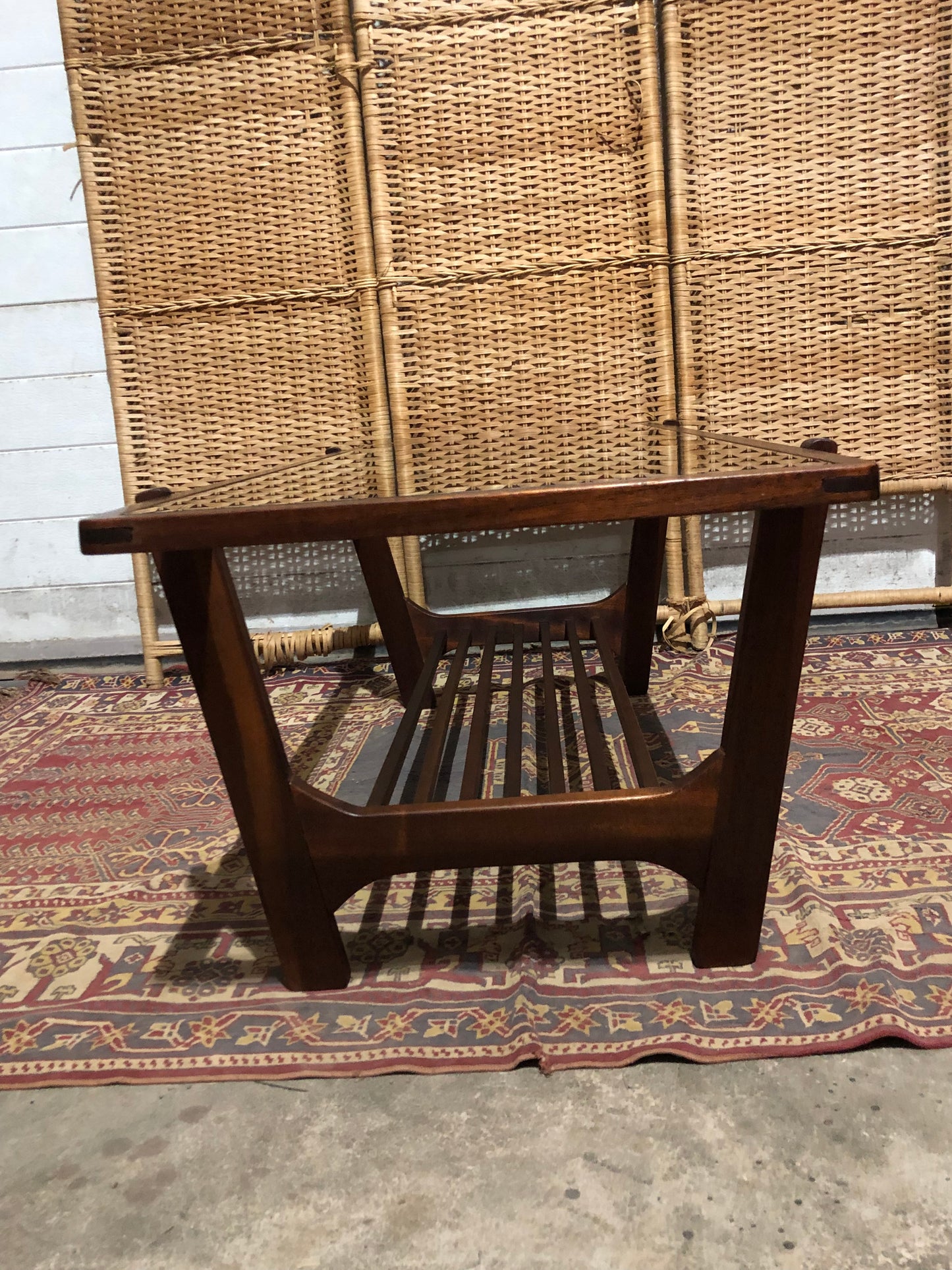 000557....Handsome Retro Teak Coffee Table